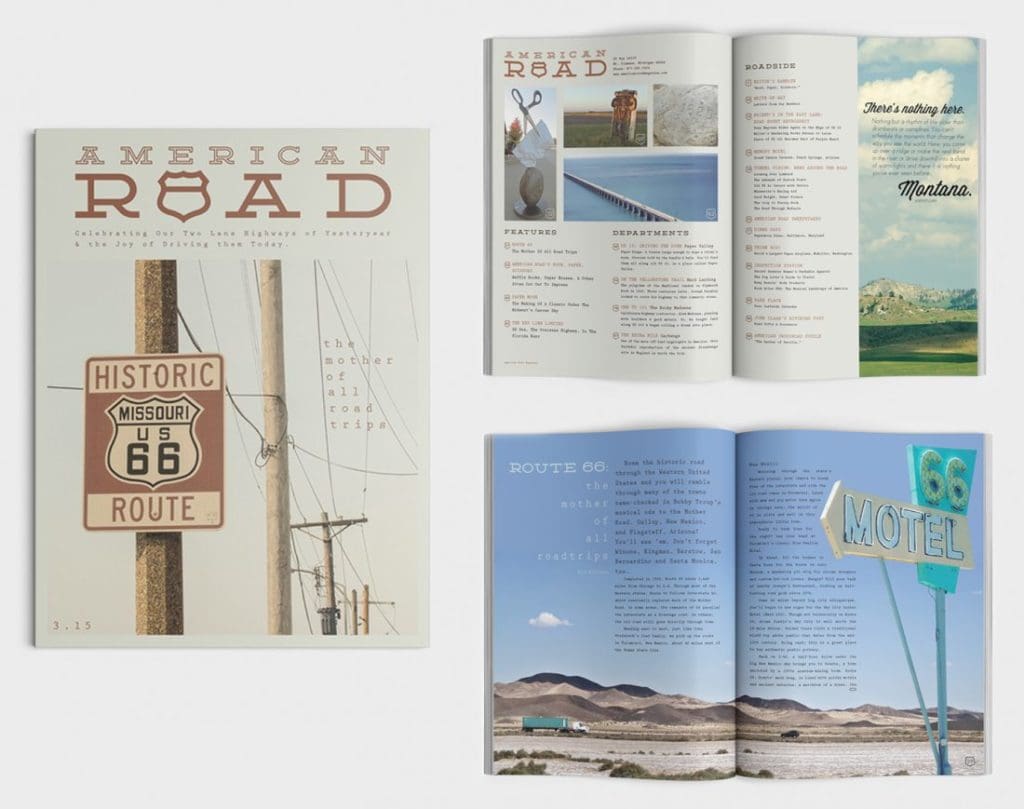 student magazine layout example