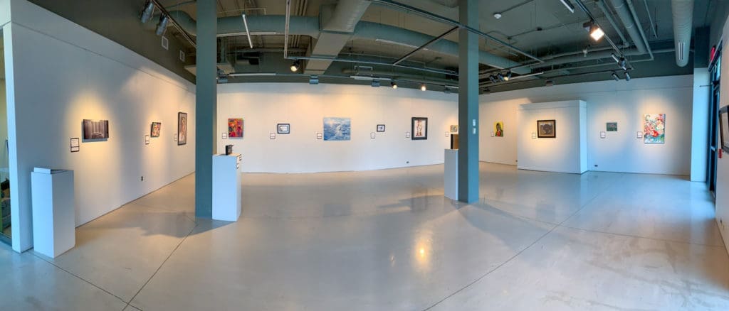 Interior of the Thornhill Art Gallery