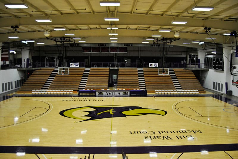 Bill Waris Court inside Mabee Fieldhouse